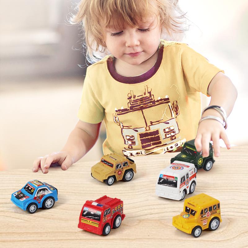 Non-Toxic New Christmas Countdown Calendar Blind Box Surprise Demolition Toy Pull Back Inertial Car Toy Blind Box Fun Christmas Gifts