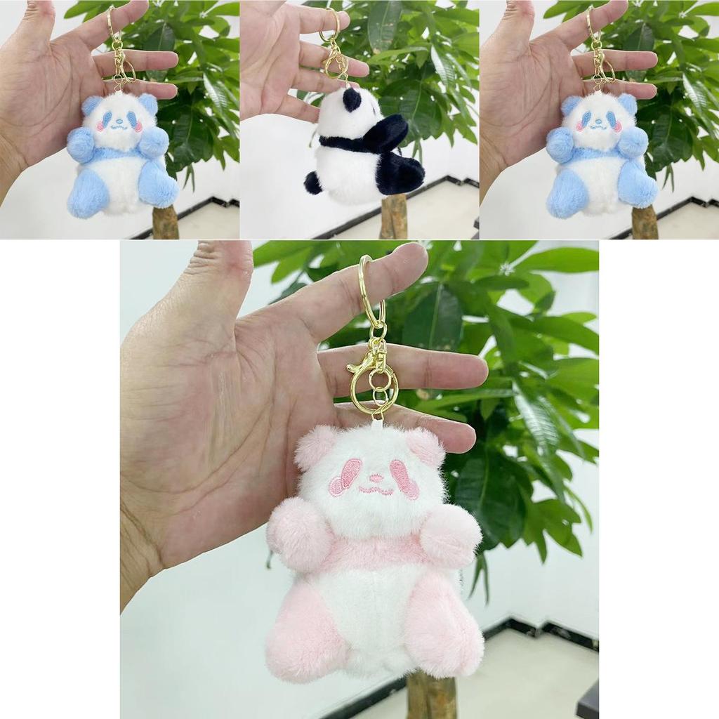Adorable Soft Panda Plush Pendant Toy Ideal For Backpacks And Keychains Gifts