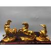 High-end Gilded Rongbaozhai Twelve Zodiac Dragon Horse with Gift Box Home Decor Stationery Supplies Ornament