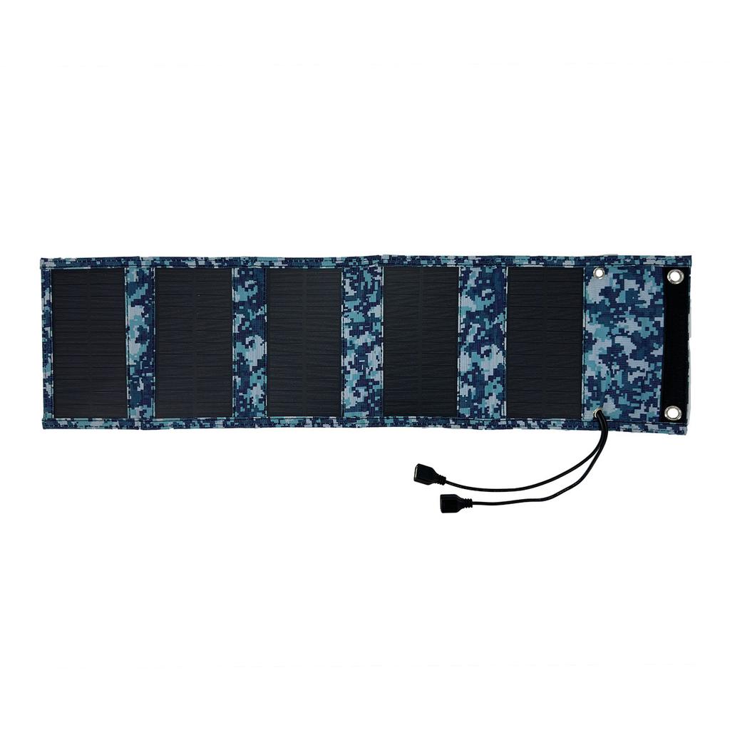 Monokristalline 12 W Solar-Falttasche, 5 V, Dual-USB, mobiler Energiespeicher, Begleiter, Photovoltaik-Stromerzeugung, tragbare Tasche