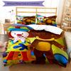 3pcs JoJo's Circus Bedding Set Duvet Cover Closure Includes 1 Duvet Cover & 2 Pillowcases, Soft and Comfortable for All Seasons.