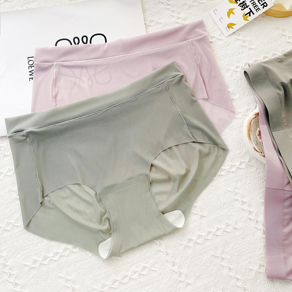 Quick-drying Mid-Rise Ladies Underwear Panties Breathable Lightweight Antibacterial Soft Ultra-Thin Women's Intimates Panties