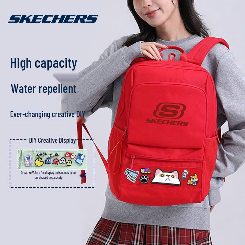 Skechers Unisex Large Capacity Backpack for School, Travel, and Commute