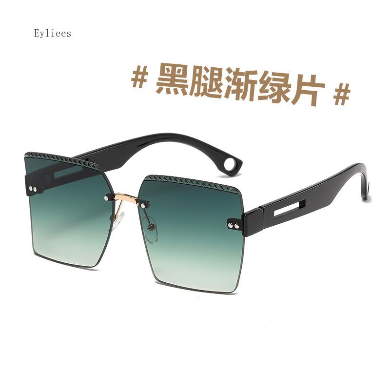 Luxury Rim-Free Women Sunglasses Glamour Female Spectacles Stylish Trend Y2K Fashion Eye Spectacles UV 400 Protection Shades Gafas De Sol Hombre