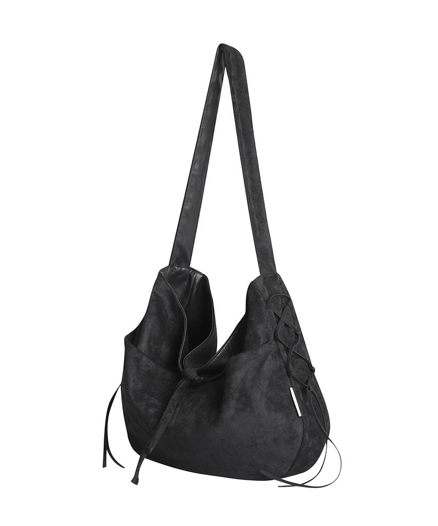 Socharming Lace-Up Reversible Suede Hobo Bag - 3 Colors