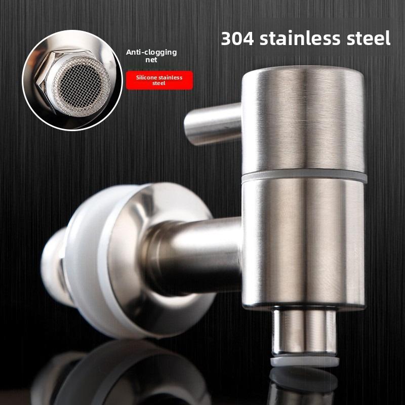 Weinkrug Wasserhahn 304 Edelstahl Wasserhahn Glasflasche Kupfertülle Fassventil Schalter