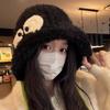Cute Big Eyed Plush Hats for Women To Keep Warm In Winter with Fleece Ear Guards  Big Head Girders  Funny Pullover and Knitted Hat Trends