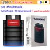 Thinkdiag Heißversion OBD2 Auto-Diagnosewerkzeuge Mit Vollem System 16 Reset 1 Jahr Kostenlos OBD2 Scanner PK X431 iDiag Easydiag 3.0