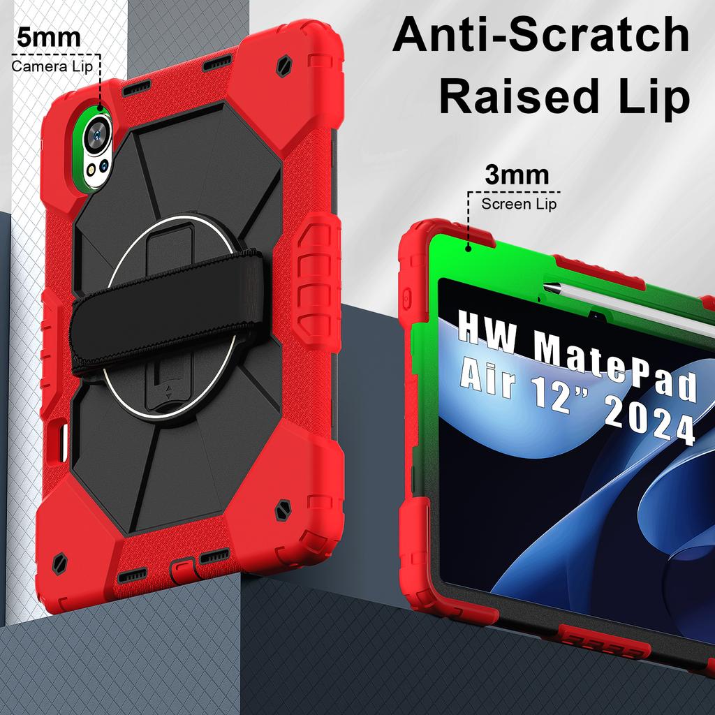 360 - Degree All - Round Protection! Multifunctional Tablet Case for Huawei MatePad Air (2024) 12.0" (NO MatePad Air 2023 11.5")