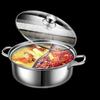 Dairuien 304 Stainless Steel Divided Hotpot