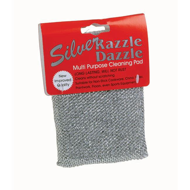 Silver Razzle Dazzle Non-Scratch Multi-Purpose Cleaning Pad / Scourer