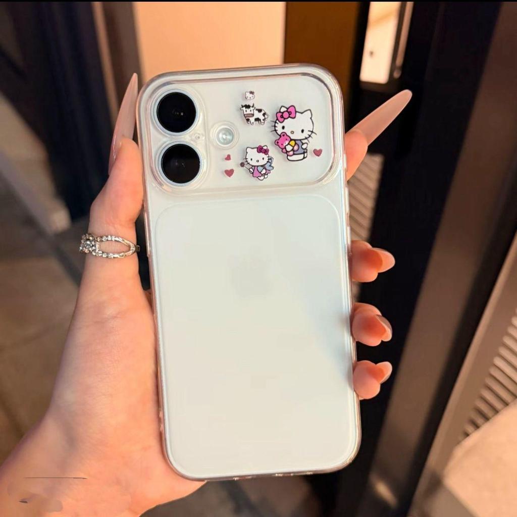 Hello Kitty Window Instant Transform Drop-Proof Soft Case for Apple 17 Pro, 16, 15, 14P, 12