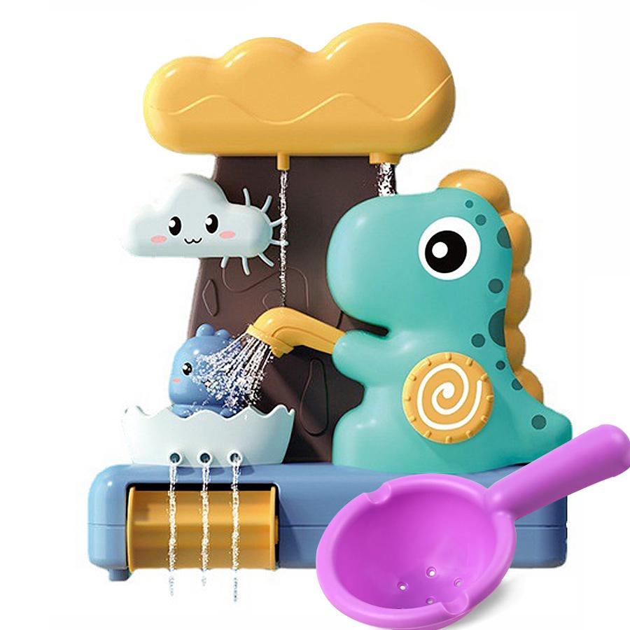 Toddler Bath Toy Baby Sprayer with Fun Dinosaur Design for Boys and Girls Educational Bathtub Toy for Babies and Preschoolers wi