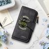 Bikers Garage Print Purse Multi Slot Slim Wallet Portable Card Holder Fashionable Casual Daily Use Wallet