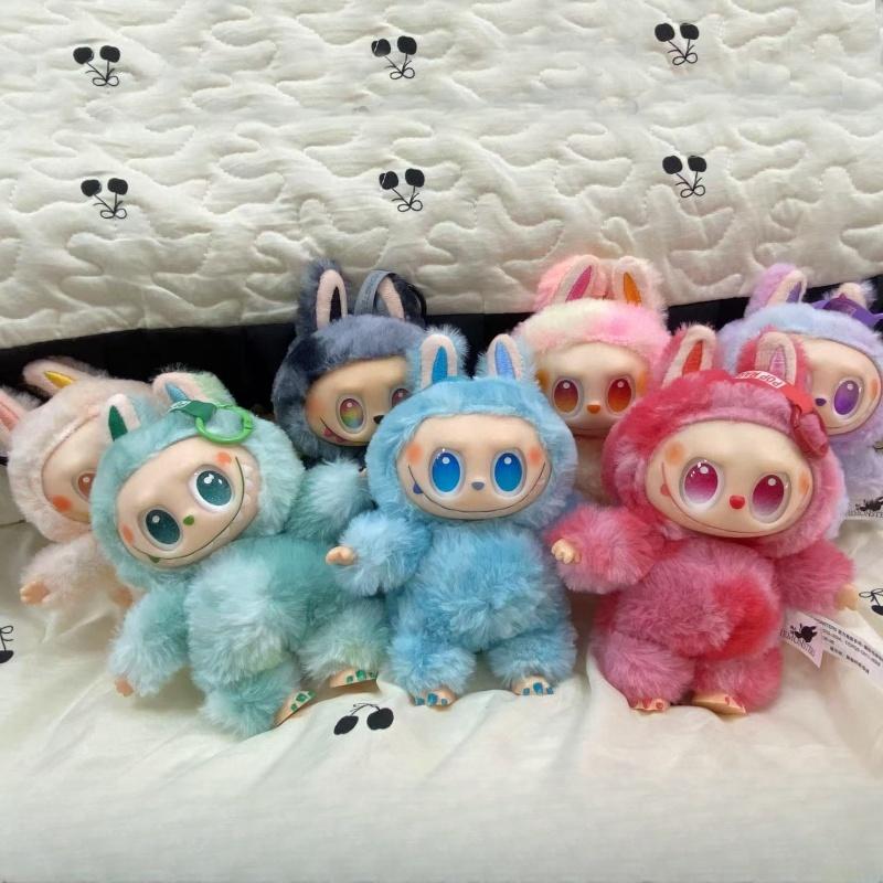 Popular Plush Keychains Trendy Play Soft Short Plush Doll Toy Cute Cartoon Pendant for Schoolbag Handbag Car