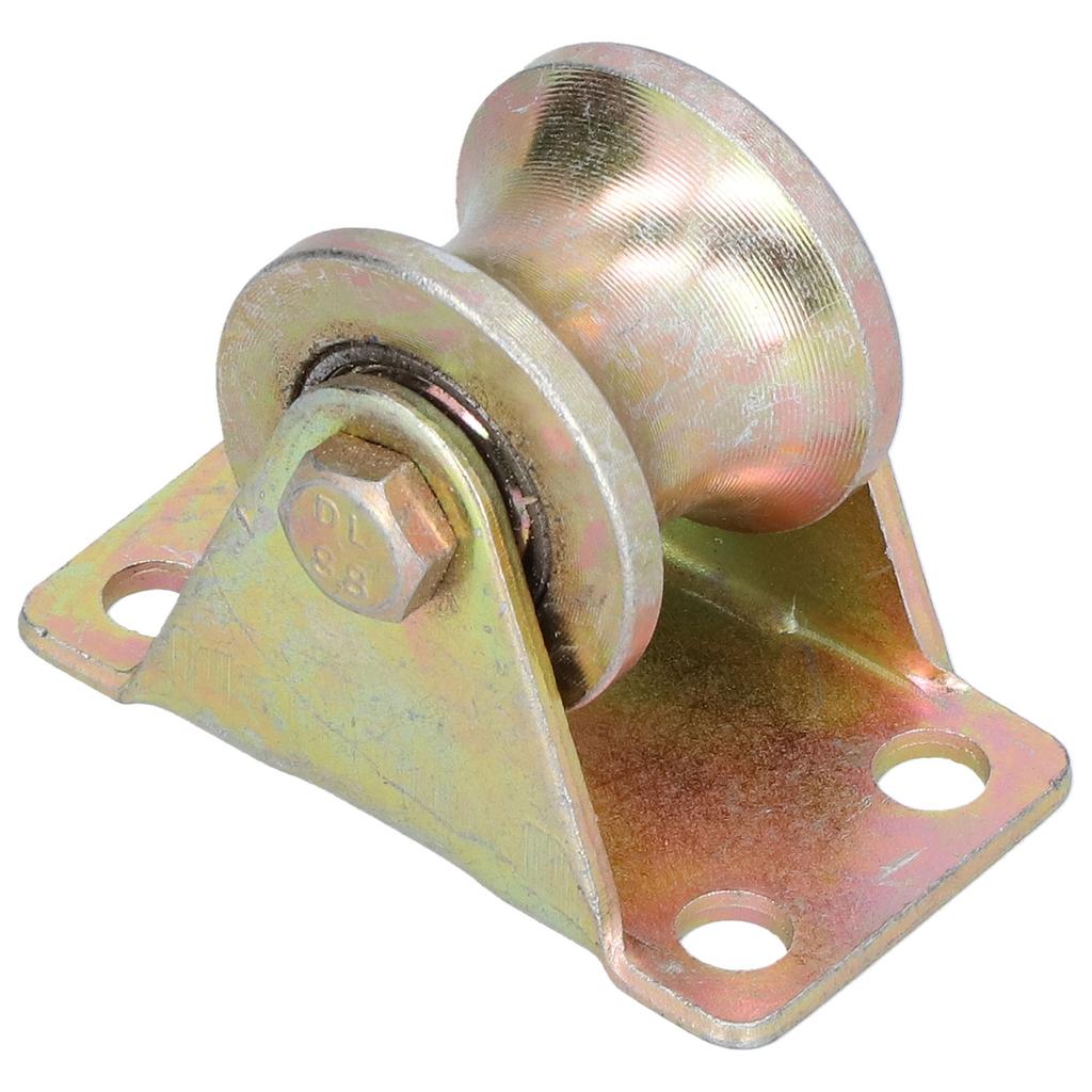 U-Nut Rad Rolltor Drahtseil Schiene Nutenrad Lenkrolle mit Halterung 32mm 1,3 Zoll