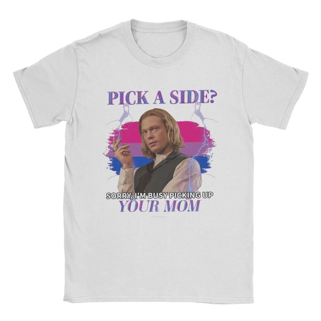 Sommer Herren Damen Bisexuell Lestat Meme Interview mit einem Vampir T-Shirt 100% Baumwolle Oberteile T-Shirt Grafikdruck T-Shirt