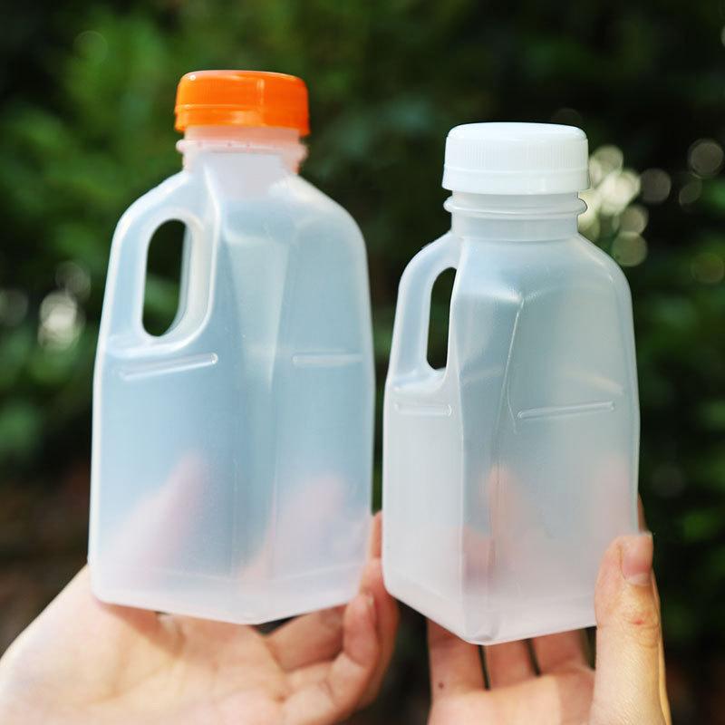 1ks 320/500ml průhledná dětská láhev na vodu plastová láhev na džus domácí mazlíčky láhev na mléko s víkem kempování a turistika nádobí na pití