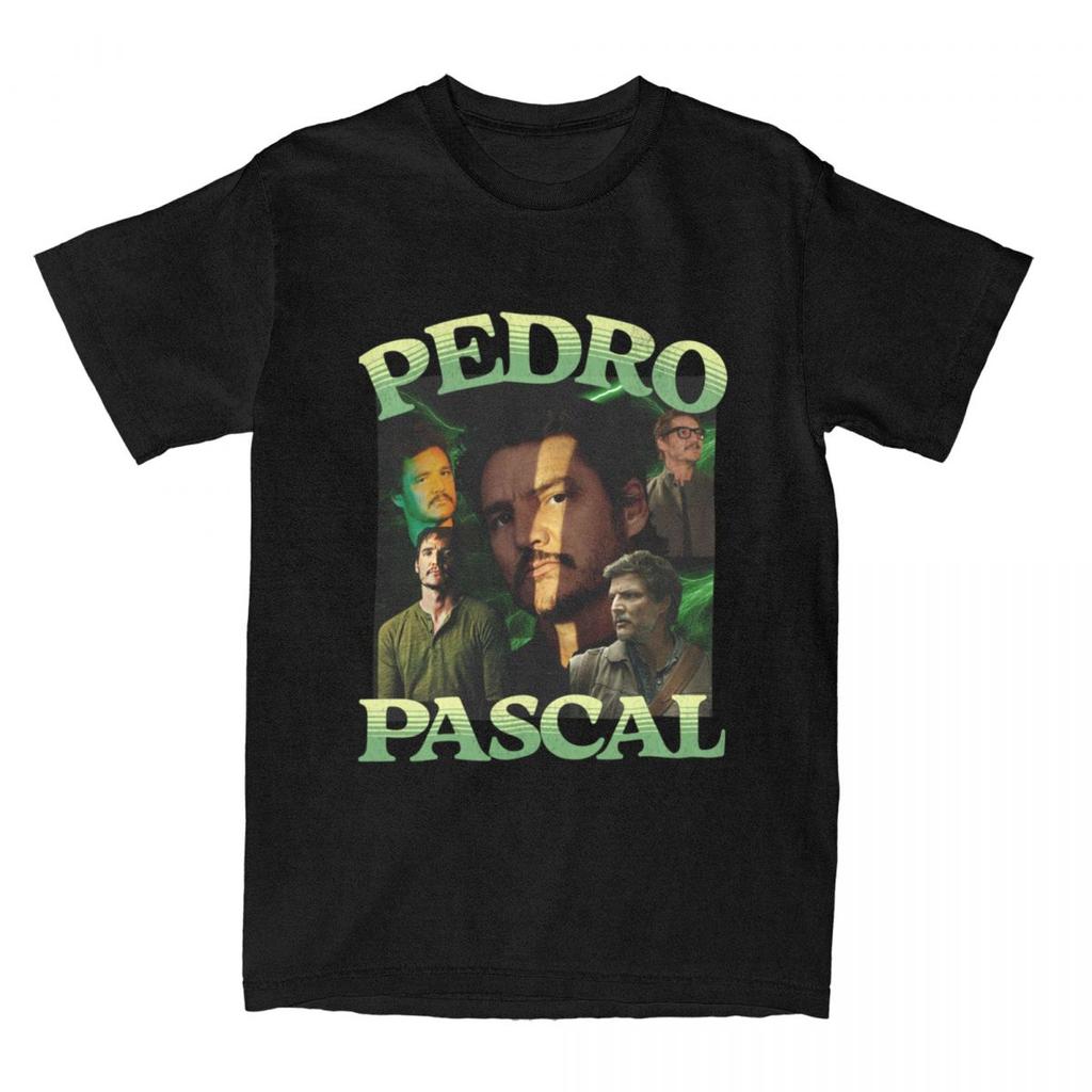 Vintage Bootleg Pedro Pascal T-Shirt Damen 100% Baumwolle Unisex Streetwear Pedro Pascal T-Shirt Übergröße T-Shirt