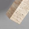Nordic Wabi-Sabi Yellow Cave Stone Pendant for Restaurant or Bedroom Lighting