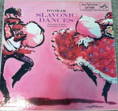 LP Record ANTONÍN DVOŘÁK / PHILHARMONIA ORCHE - Slavonic Dances LM2096 RCA Victor 1957 US Classical Used