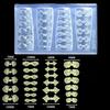 Button Shaped Nail Art Silicone Mold 1Pcs High Transparency Chinese Style for Party Nail DIY Creative Design