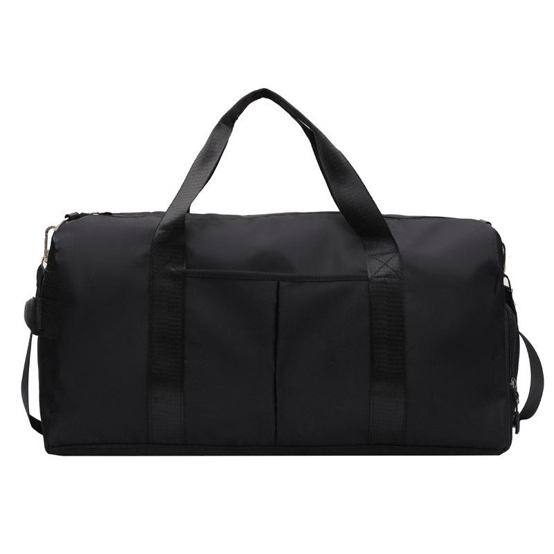Shoe Compartment Yoga Sports Bag With Wet/Dry Separation, Women's Logo, Large Capacity for Short Trips