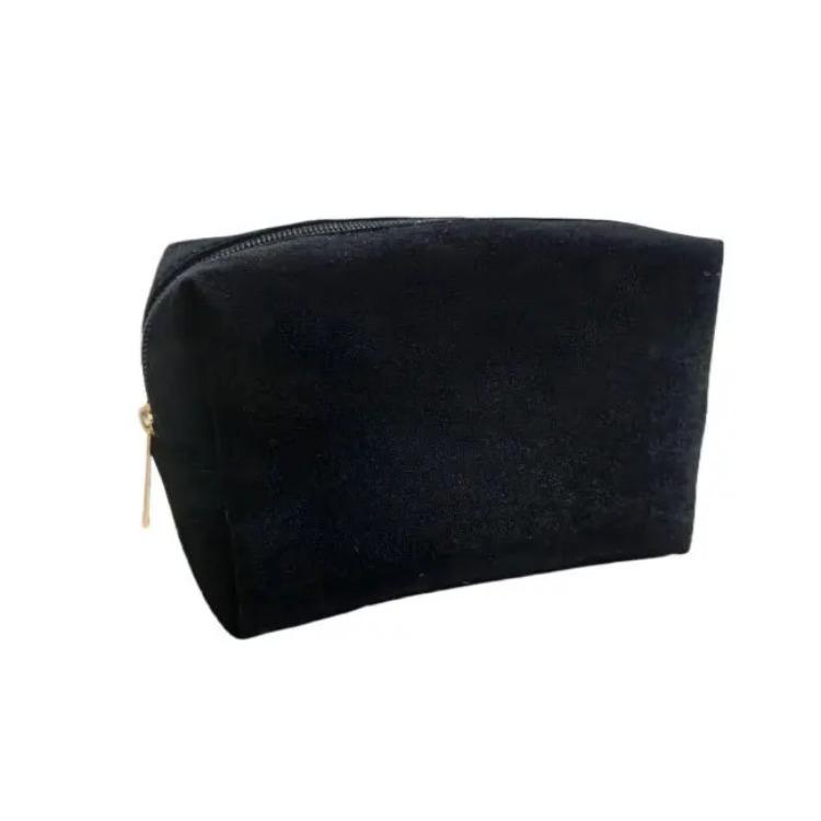 Cute Plush Makeup Bag for Women Portable Travel Cosmetic Bag with Zipper Toiletry Pouch Storage Octagonal Cosmetic Bag Large Storage Bag