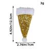 7 Pcs Set Mini Christmas Hat for Knife and Fork, Christmas Knife and Fork Cap, Christmas Evel Decorations, Christmas Gifts for Women and Kids