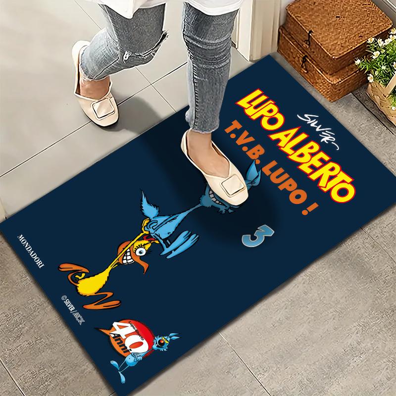 Lupo Alberto Carpet Rug for Living Room Bedroom Home Sofa Decoration,Kids play Nonslip Floor Mat