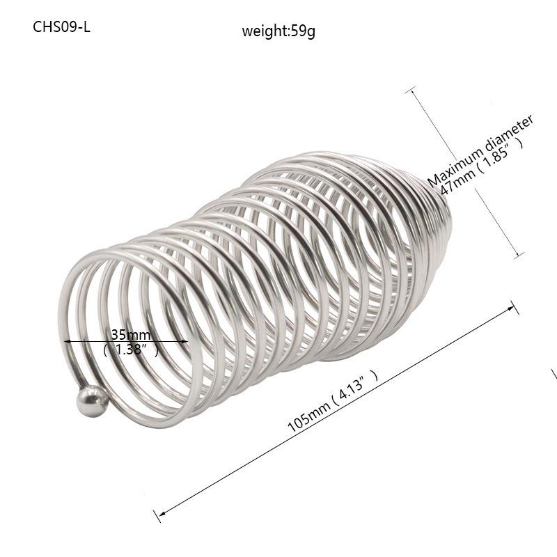 Stainless Steel Men's Transparent Crystal Sleeve Spikes Fun Sex Aid Penis Collar Men and Women Passion Sex Tool