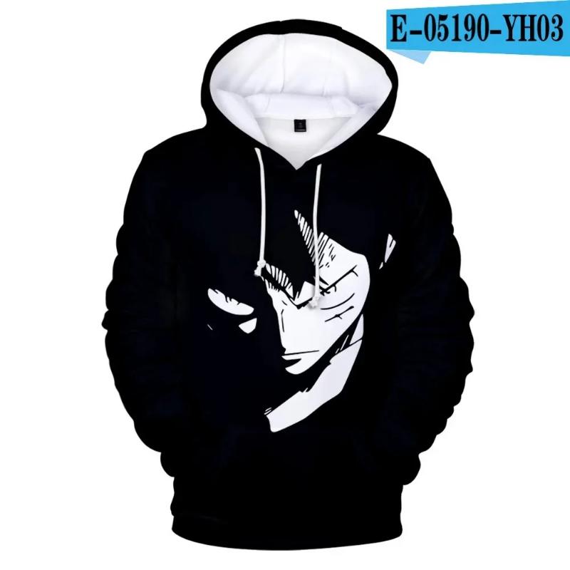2024 New High Combustion Japanese Anime 3D Hoodie Autumn Hoodie Pullover Casual Boy Girl Fashion Top Hooded Adult Universal