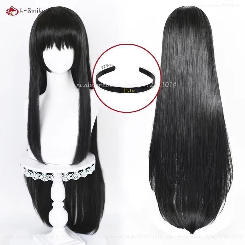 Anime Wigs Akemi Homura Cosplay Wig 90cm Long Black Twisted Braid Hair Halloween Women Party Wigs + Wig Cap
