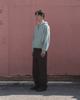 SILENTSYLLABLE Wide Chino Pants / Brown