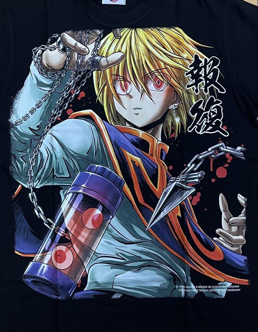 

[USED] Kurapika Anime T-Shirt 2XL Hunter x Hunter Phantom Troupe Edition