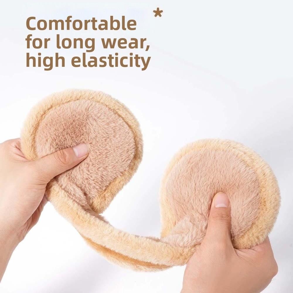 Windproof Ear Warmers Thickened Thermal Ear Covers Plush Ear Warmers Winter Earmuffs  Skiing