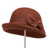 Top Hat Women'S Spring Summer Breathable Versatile Sun Hat Sun Protection Elegant Mother Hat Outdoor Travel Cool Hat