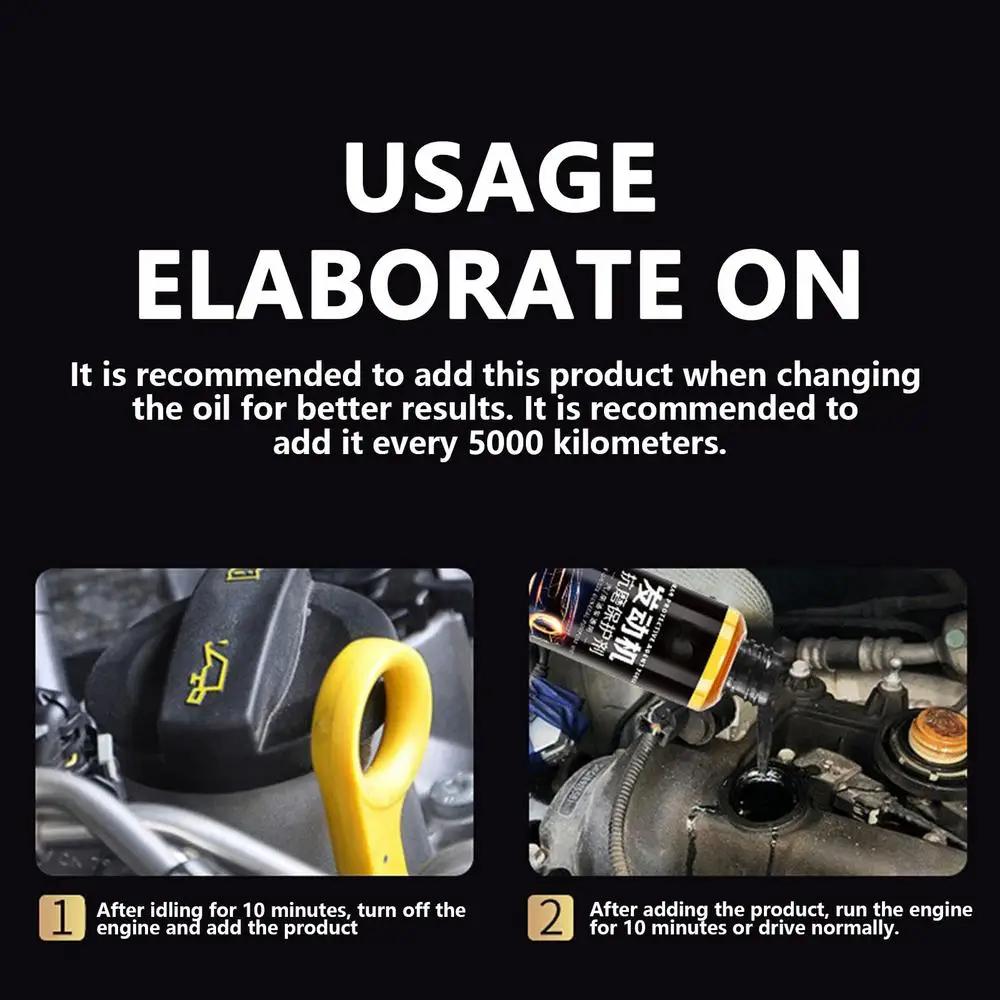 Motor-Verschleißschutzmittel Zylinderreparatur-Additiv Geräuschreduzierung Beseitigung von Blaurauch Reduziert Reibung CSV Clean 100ml