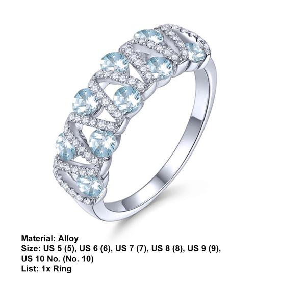 Women Ring Hollow Out V Shape Jewelry Geometric Bright Luster Ring Birthday Gift