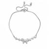 Elegant Zircon Bowknot Bracelet Women Minimalist Luxury Daily Wear Adjustable Copper Chain Jewelry