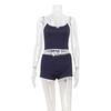 Cnyishe European and American Pure Desire Style Lace Edge Age-Reducing Design Cami Sheath Shorts Home Style Two-piece Set