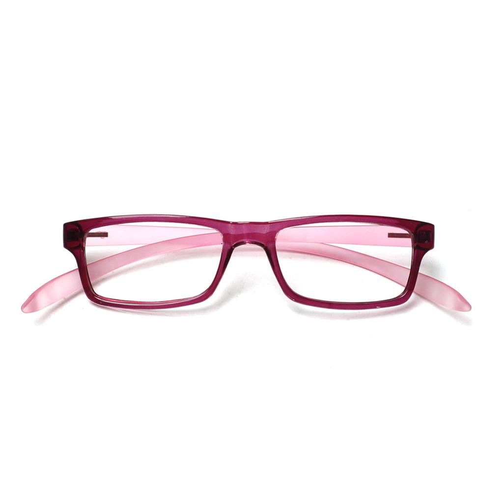 Turezing Rectangular Reading Glasses For Women Soft Temples Hanging Neck Design Comfortable Hd Clear Lens Prescription Eyewear