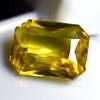 Sapphire Yellow Emerald 9.15 Ct Natural Men’S Rings Loose Gemstone for Jewelry Making and Crafts