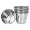 Stainless Steel Sauce Cup Round Dipping Tomato Condiments Bowl Kitchen Accessory