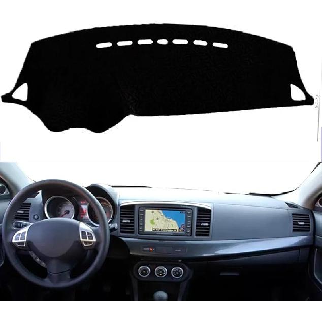 

Подходит для Mitsubishi Lancer EX 2008-2017, чехол на приборную панель автомобиля, нескользящий коврик на приборную панель, черный коврик на приборную панель Lhd-red Edge