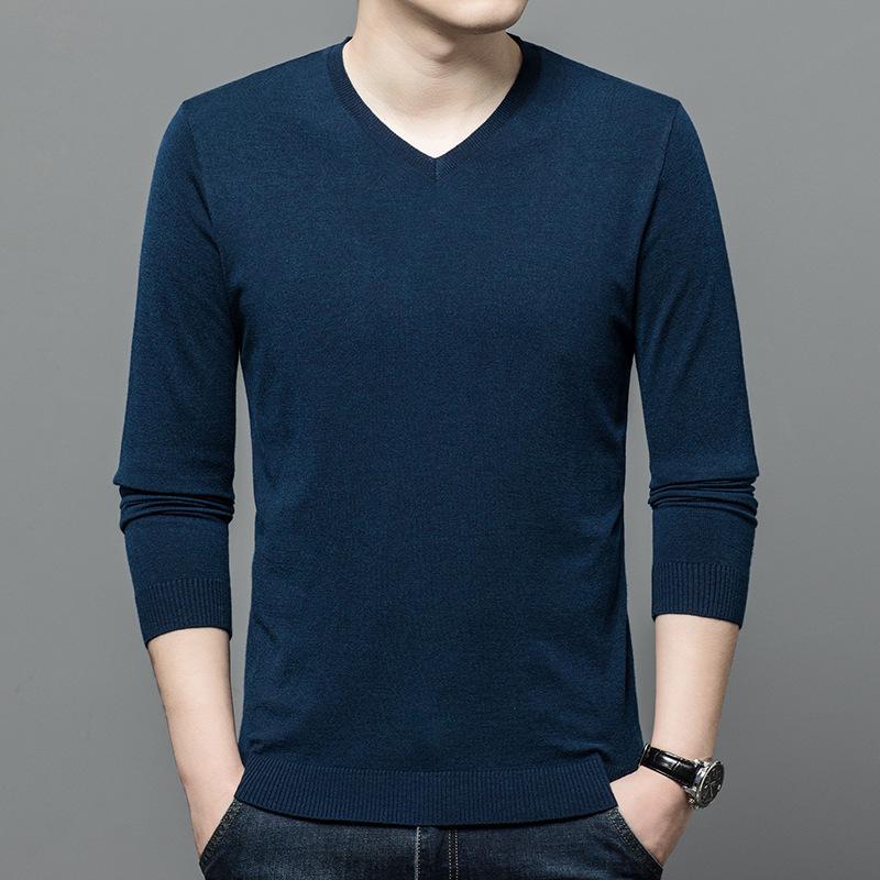 Men's Sweater Boys' High-end Boutique Men's Clothing Autumn Thread Clothes Men's Knitted Sweater