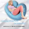 Body Pillow for Pregnant Cool To the Popular Maternity Nursing Fluffy Enveloping Side Pregnancy Gift with Removable Cover C-Shaped Women, Touch,