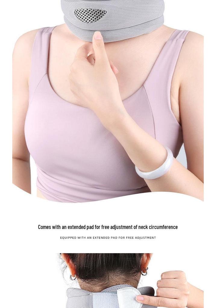 Adjustable Breathable Neck Support Scarf for Office and Home Use