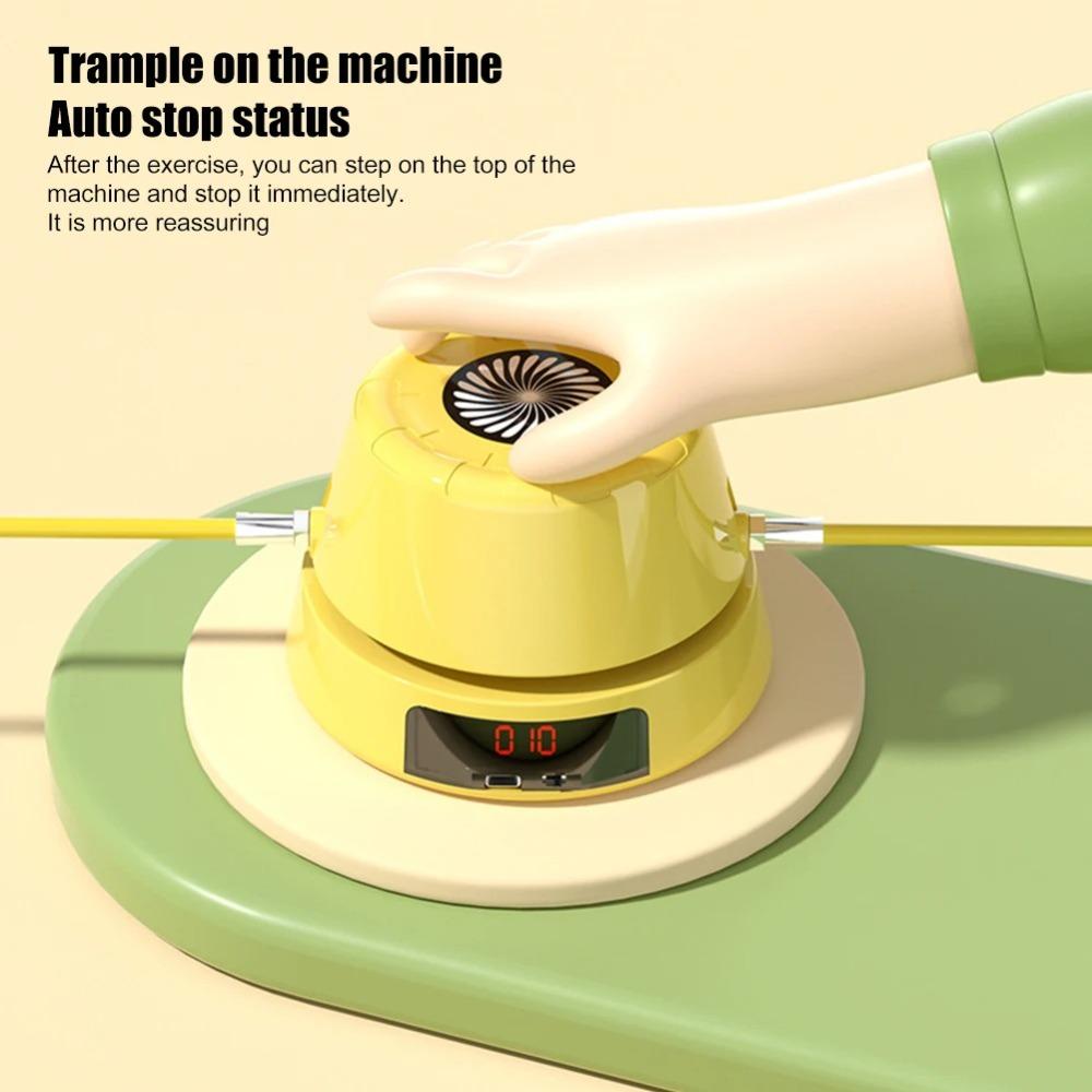 Digital Counter Electric Rope Skipping Machine Remote Control Skipping Rope Machine  Home Workout