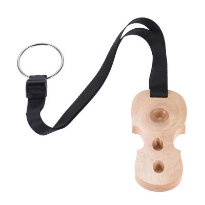 Support antidérapant pour pique de violoncelle en bois dur, protection d'ancrage, forme de violoncelle, couleur Burlywood